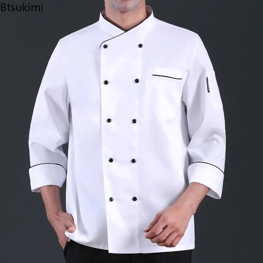 Btsukimi Kochjacke mit Mesh-Einsatz