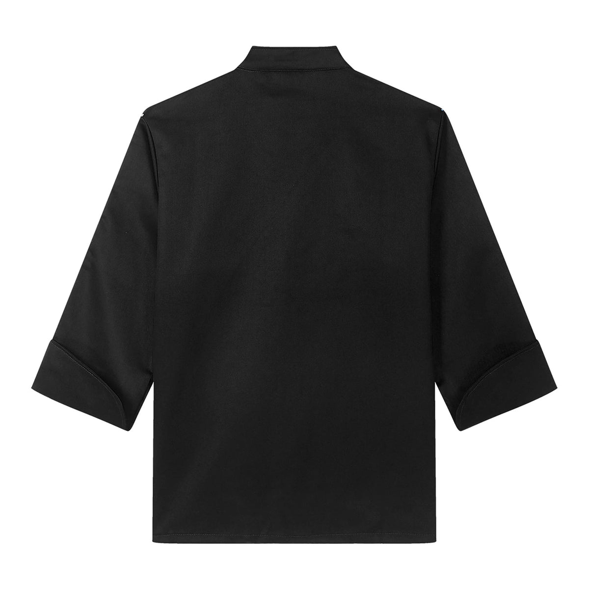 Renvena Kochjacke mit überlappendem Kragen und Taschen