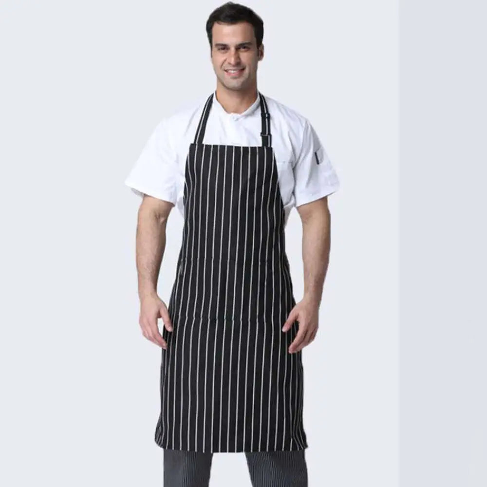 Lange Küchenschürze mit Taschen
