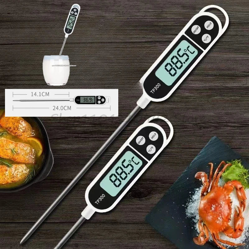 Digitales Küchenthermometer mit LCD-Anzeige