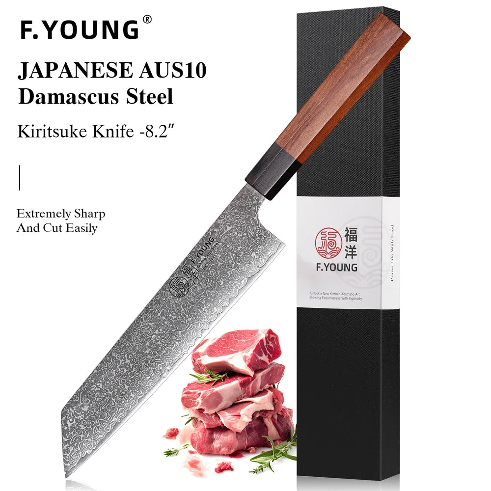 F.YOUNG Kiritsuke-Kochmesser – Modell KK8-QP04-FY