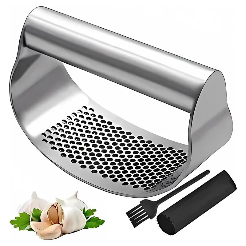 PGY Knoblauchpresse mit gebogener Pressfläche