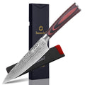 Sunnecko Kochmesser mit Holzoptik-Griff